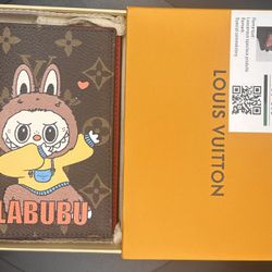 Louis Vuitton Passport Wallet. Labubu