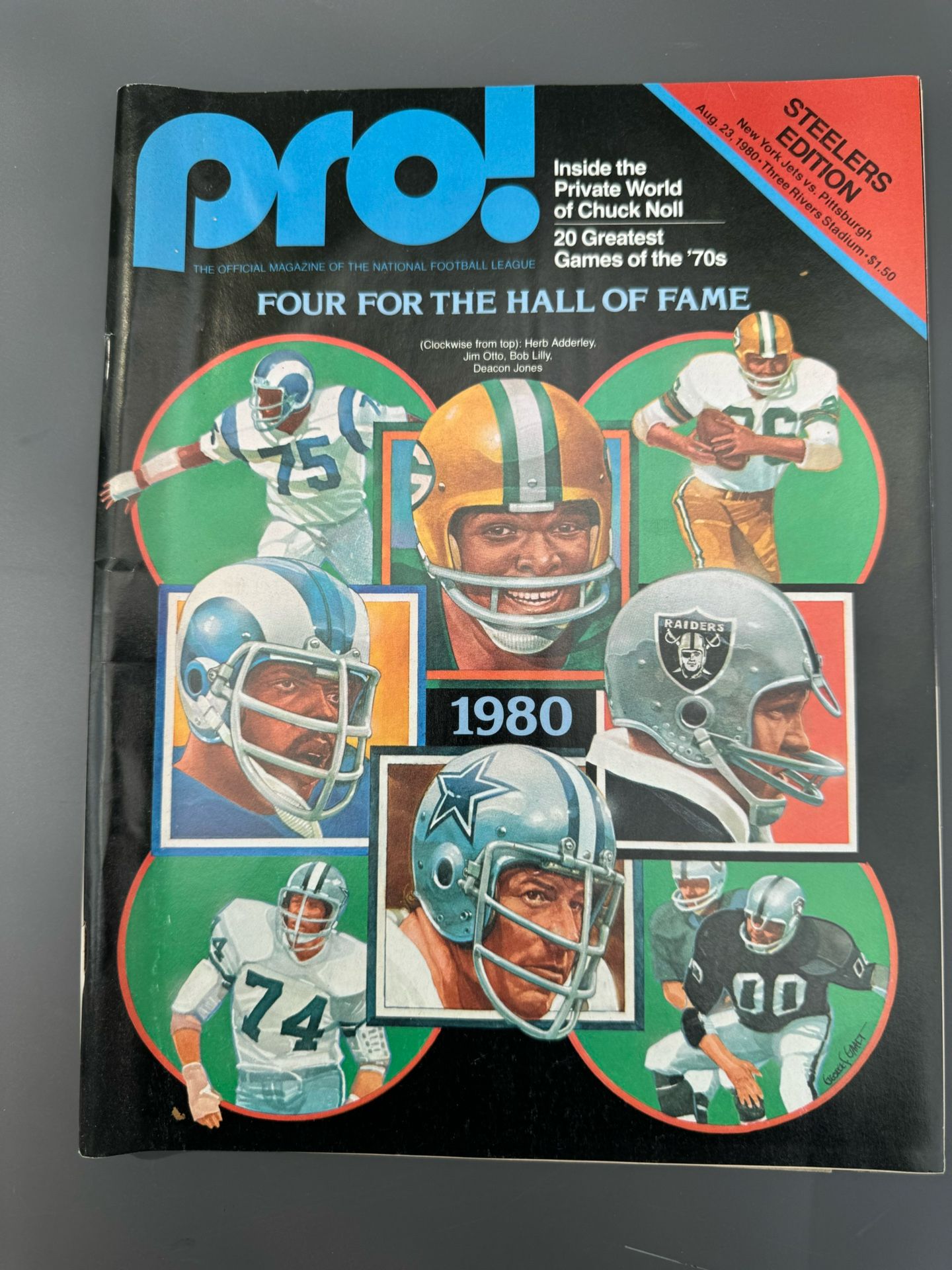 Pro! Magazine NFL Pittsburgh Steelers Edition - Four The Hall Of Fame