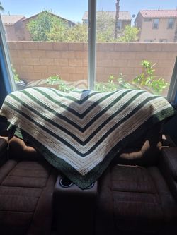 Large Hand Crochet Shawl