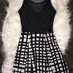 Peek-a-boo Mesh Top Dress