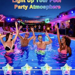 RGB+IC Pool Lights for Inground & Above Ground Pools 4Pack-25ft