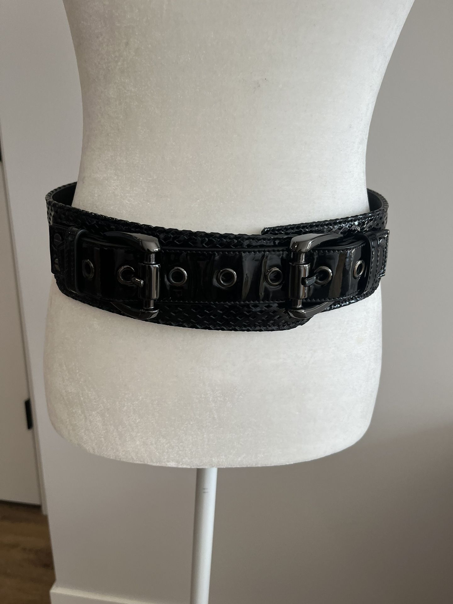 Women’s Patent Leather Burberry Belt