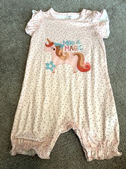 Baby Girl Unicorn Romper (18-24m)