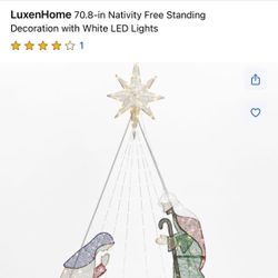 Nativity Free Standing Decor