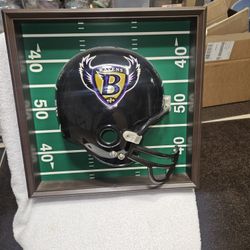 Riddell Half Helmet Plaque for the BALTIMORE RAVENS. 