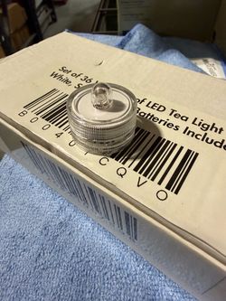 Set of 36 Waterproof LED Tea Lights