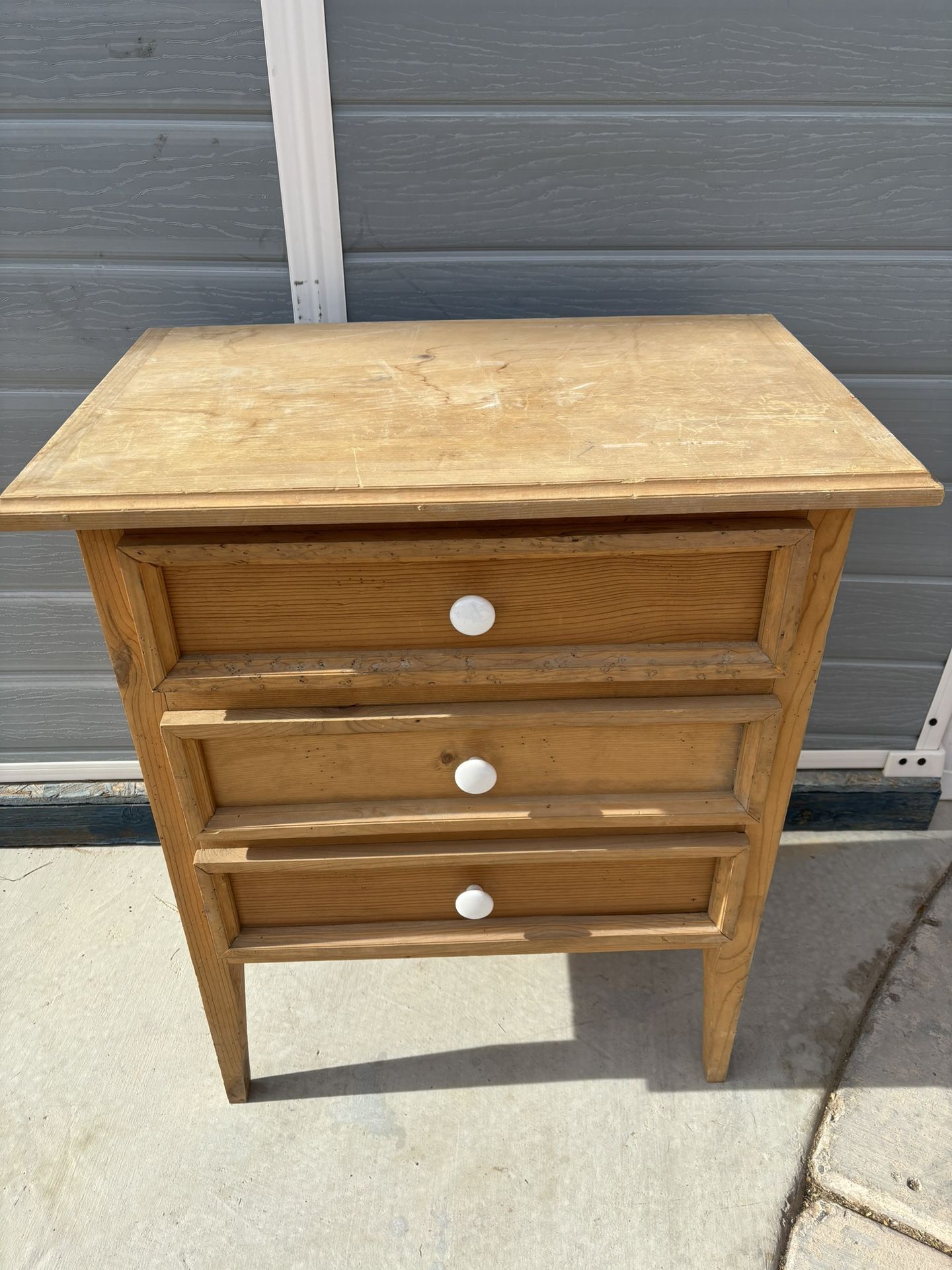 End Table 27” Wide 33” Tall 15” Deep