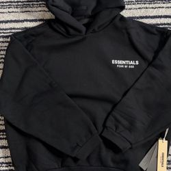 Black And White Essentials Hoodie