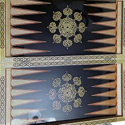 Luxury backgammon board