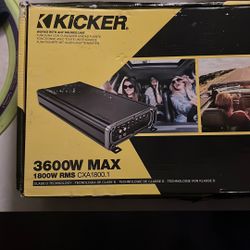 Kicker 3600w 1800w RMS 