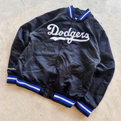 Mitchel & Ness Satin Dodgers Jacket 