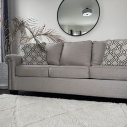 Clean modern sofa /couch beige