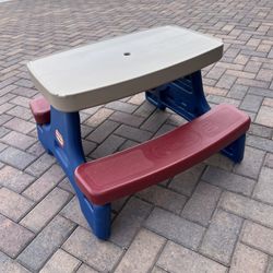 Little Tikes Easy Store Foldable Picnic Table