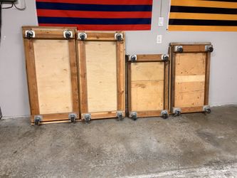 Heavy Duty Wood Dollies
