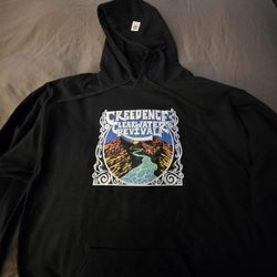 Mens CREDENCE CLEARWATER REVIVAL HOODIE