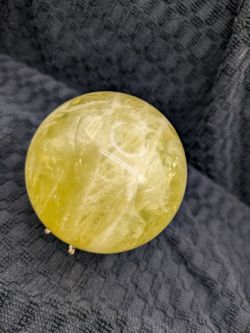 Lemon Quarts Sphere