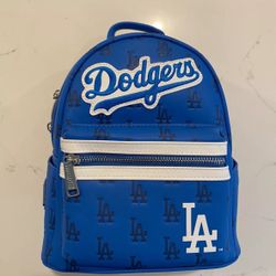Loungefly MLB Los Angeles LA Dodgers Logo Mini Backpack Brand New With Tags NWT