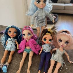Rainbow High And LOL Dolls