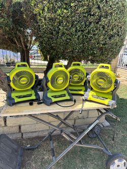Ryobi misting fan ($35 each)