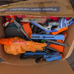 A Lot Of Nerf Guns