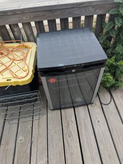 Mini fridge perfect for a bedroom