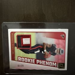 Football Numbered And Patch Card