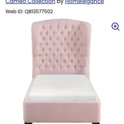 Pink cameo ..single bed
