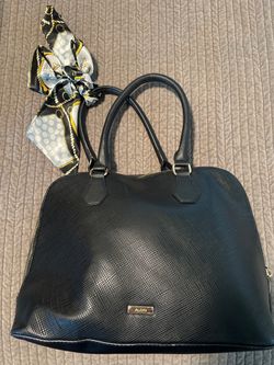 Aldo Black Dome Satchel Handbag
