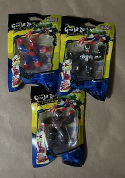 Heroes Of Goo Jit Zu Marvel Bundle Venom, Spider-Man, Miles Morales