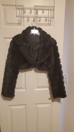 Faux Fur Black Jacket 