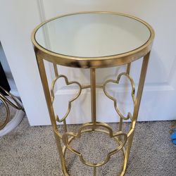 Mirror Top Table End 