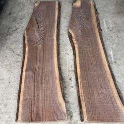 Large Black Walnut Live Edge Slabs 