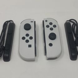Original Nintendo Switch White Oled Joycons Controllers