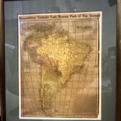 WWll Maps Original Framed