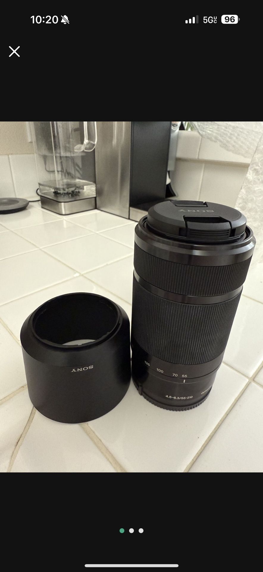 Sony 55-210 Lens.