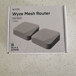 WYZE Mesh Router Wifi-6 AC3000