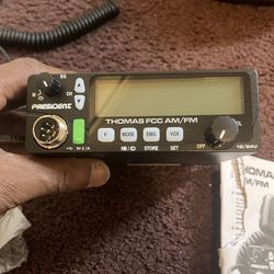 President Thomas AM/FM CB Radio