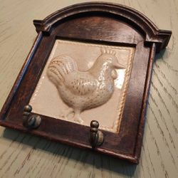 Rooster Wall Hook Rack
