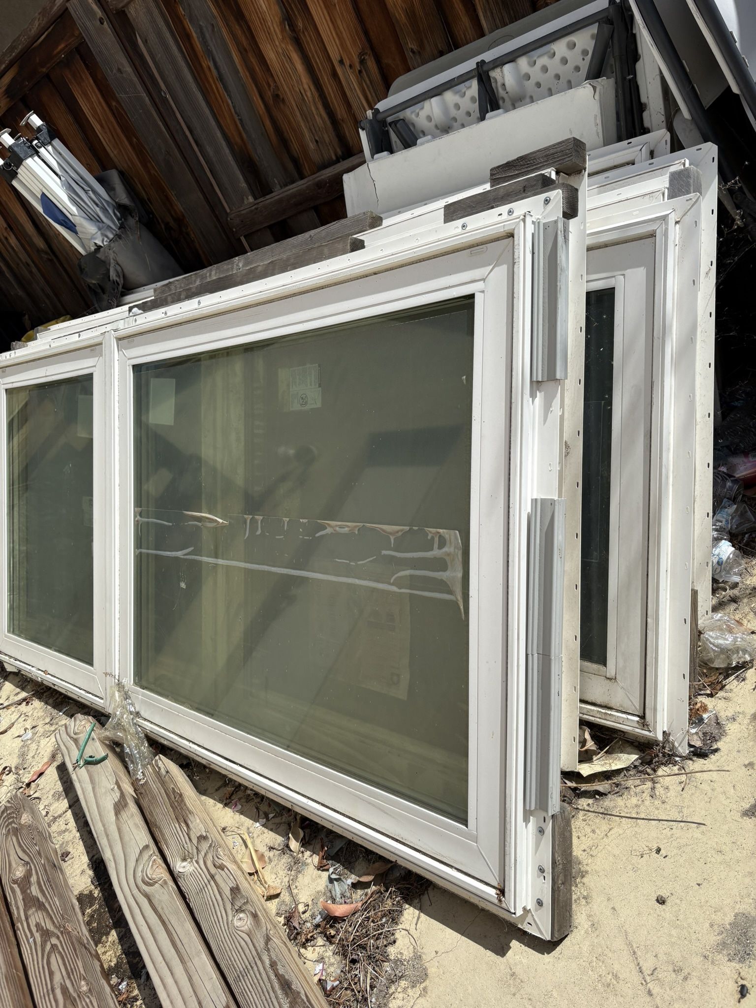 Multi Panel Vinyl Windows $100 Each