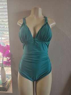 SEXY CUTE GREEN BATHINGSUIT NWT LARGE SIZE