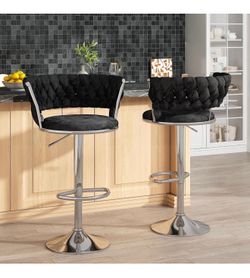 Black Barstool set
