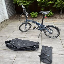 Fubu folding bike-Lightweight,Travel Ready + Carrying Case