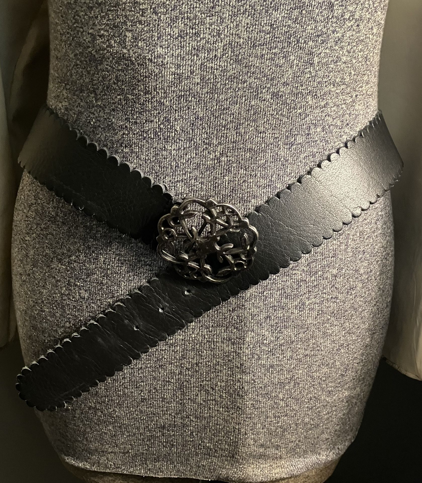 Black Leather Belt