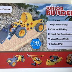 NEW! Simbans Junior Builder 148 Pieces