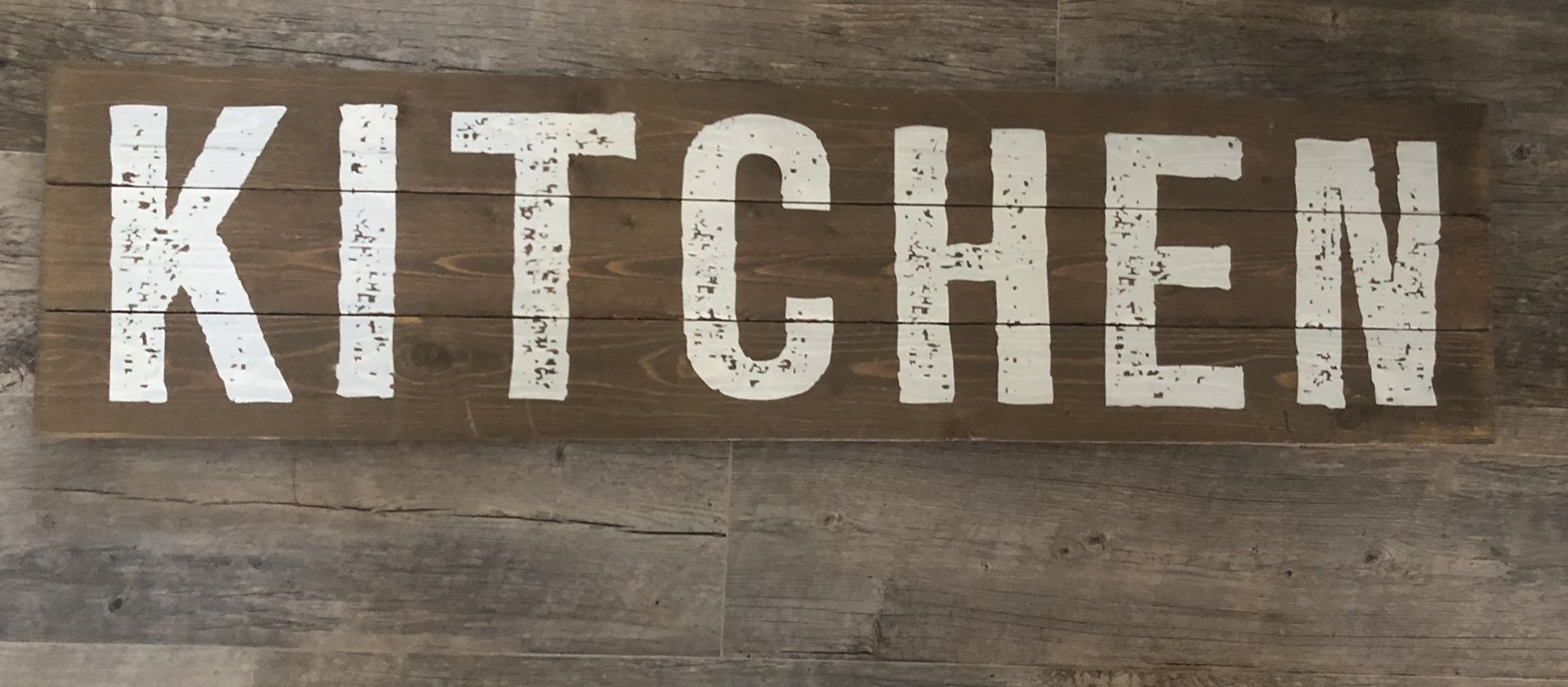 Hobby Lobby farmhouse Rustic Kitchen size