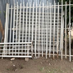 heavy gauge steel gate and fence