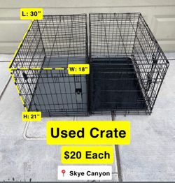 Medium Crates $20 Each-Cada Una