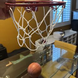 Indoor Mini Basketball Hoop Great For Office- As Is