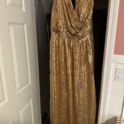 Sequin Gold dress