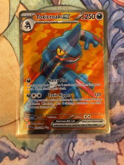 Toxicroak EX Pokemon Scarlet and Violet